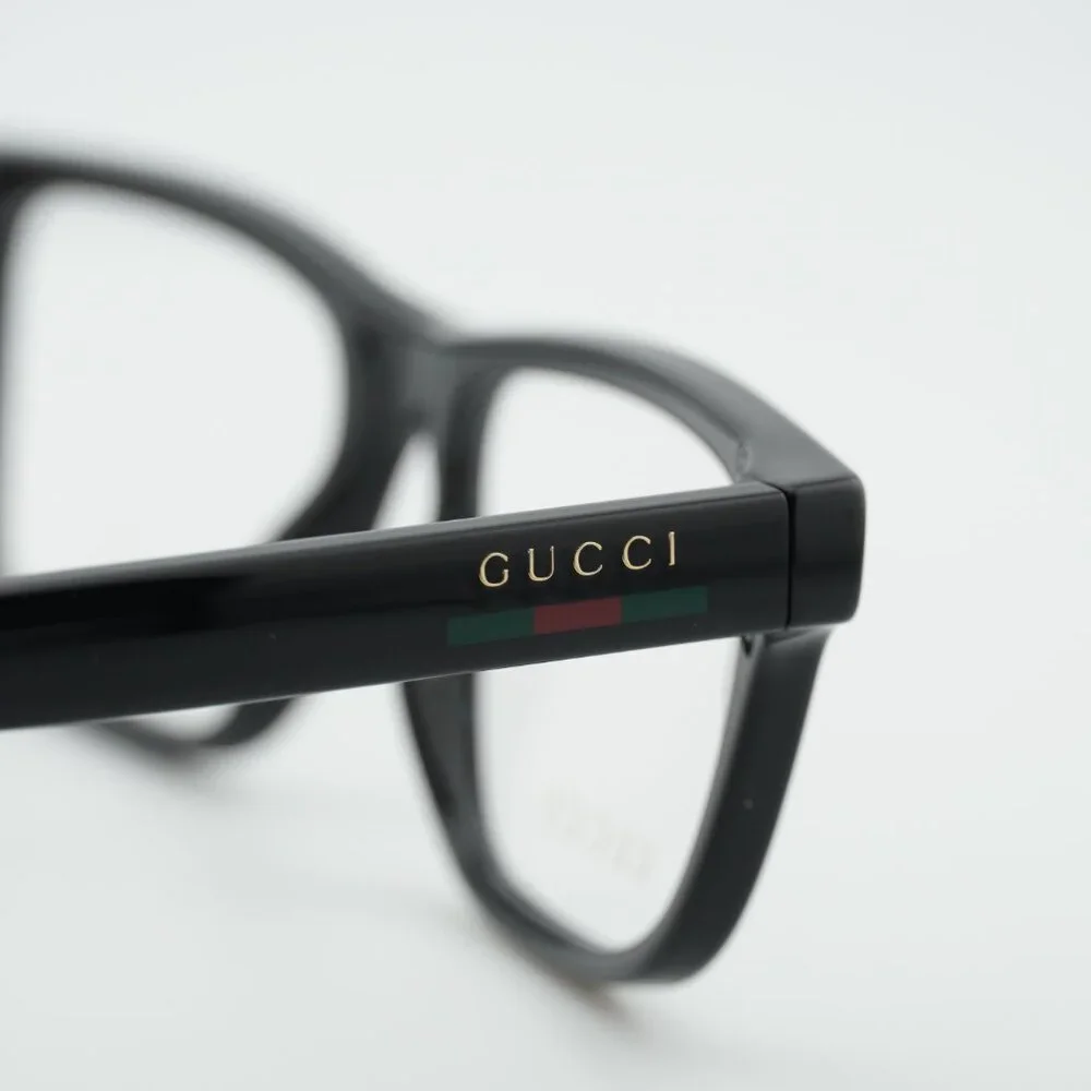 Gucci GG1987O 001 Eyeglasses Black 54mm Square Frame